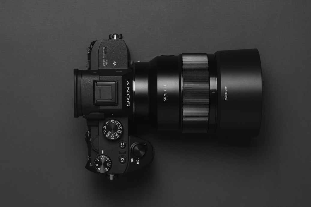 Black Sony Dslr Camera