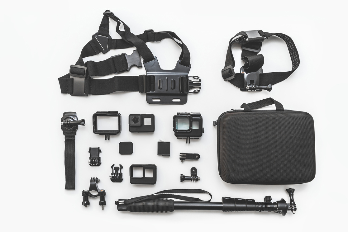 Action Camera with Accessories 